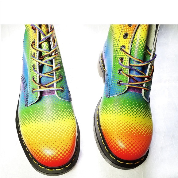 🔥DR MARTENS RAINBOW PASCAL PRIDE UNISEX NWT - Picture 6 of 14